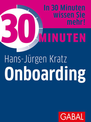 cover image of 30 Minuten Onboarding